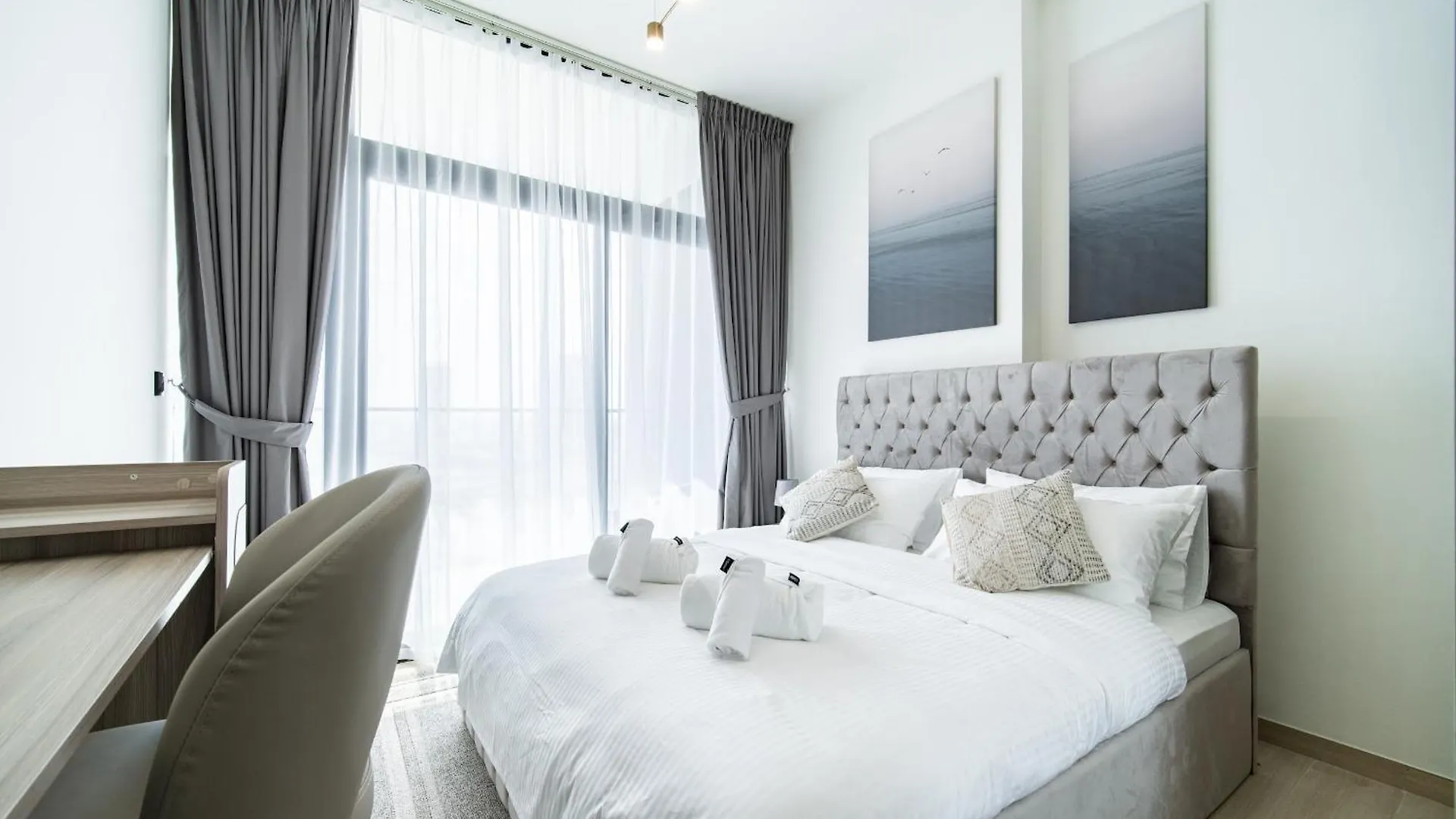 Apartment Spacious Jvc 1Br With Crib - Balcony&Park Walks Dubai